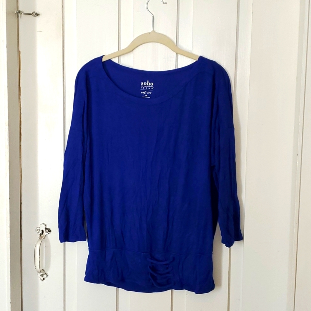 Soho jeans Soft Tee Royal Blue Shirt